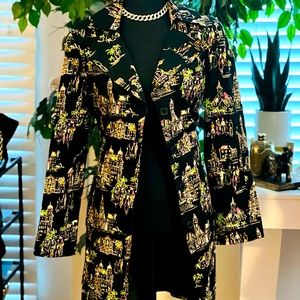 Silkland multicolor trench jacket